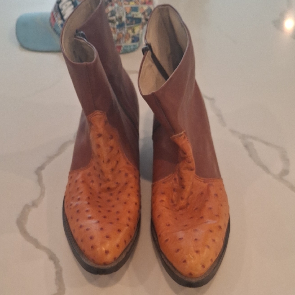 Ostrich Leather Durangos